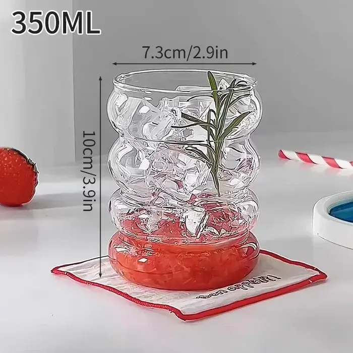 Tasse en verre Transparent, gobelet exquis résistant à la chaleur, thé, jus, lait, café, verres à ea