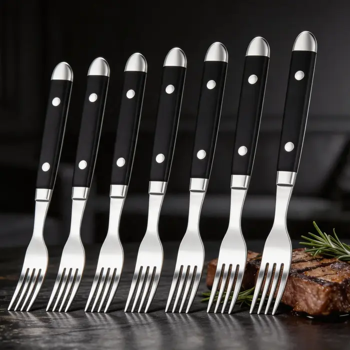 Ensemble de fourchettes à steak en acier inoxydable de haute qualité