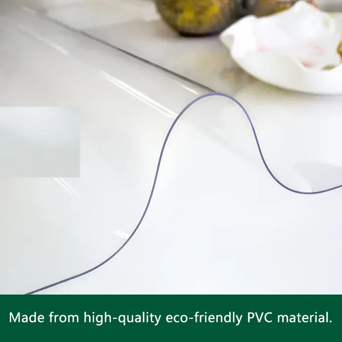 Tapis de table en PVC transparent