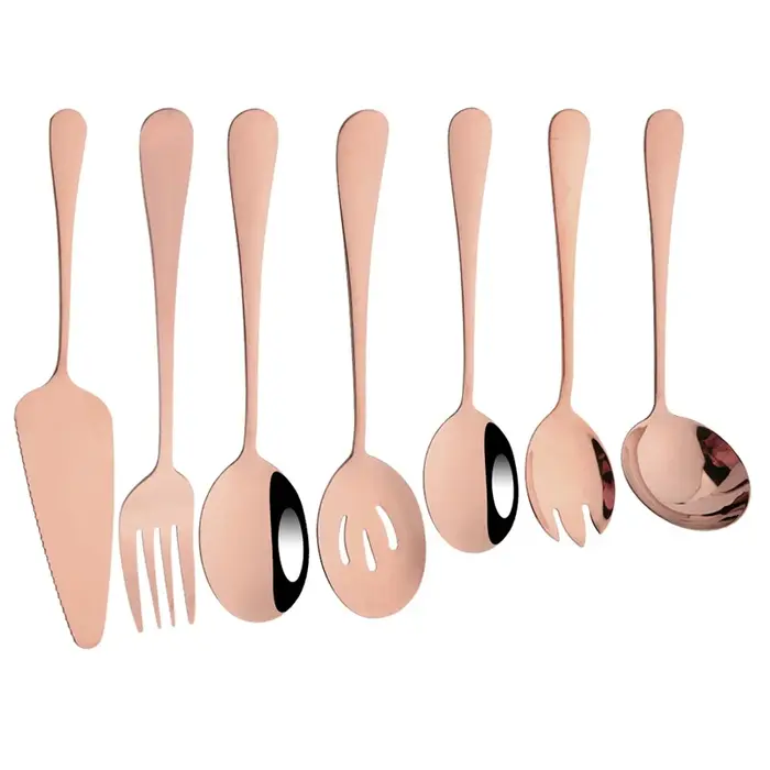 Ensemble de couverts occidentaux en acier inoxydable