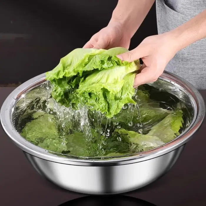 Bols à salade de cuisson en métal surdimensionné de 36cm