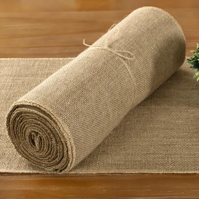 Chemin de Table en toile de Jute naturelle