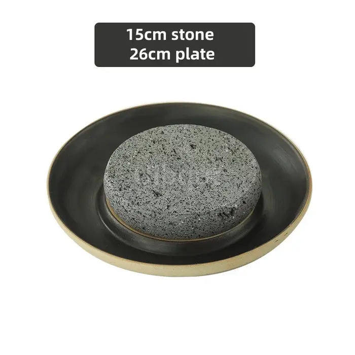 Assiette à steak en céramique créative