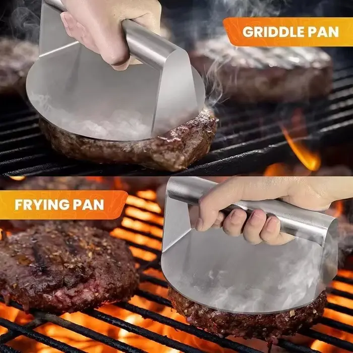 Presse à hamburgers en acier inoxydable
