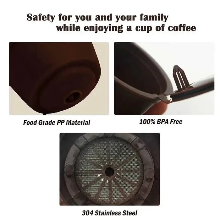 Capsules de café réutilisables pour Machine Nescafe Dolce Gusto