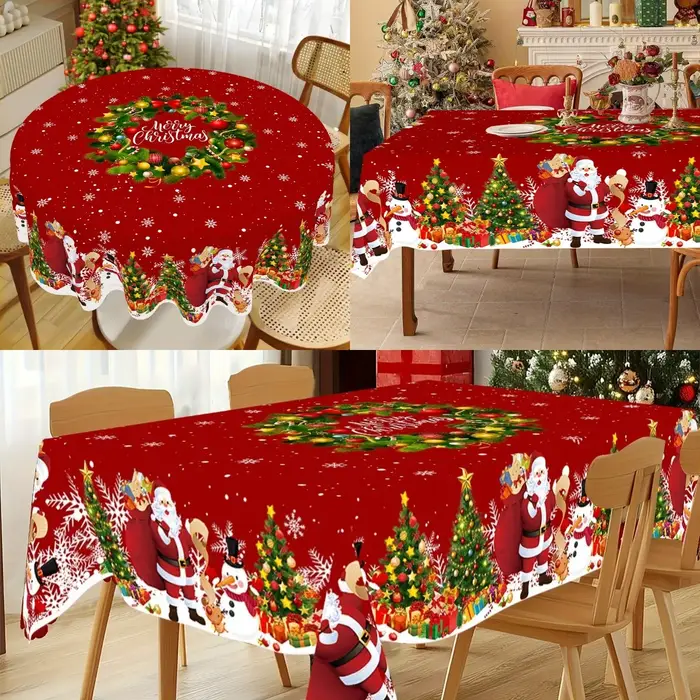 Nappe de Noël Décoration de fête