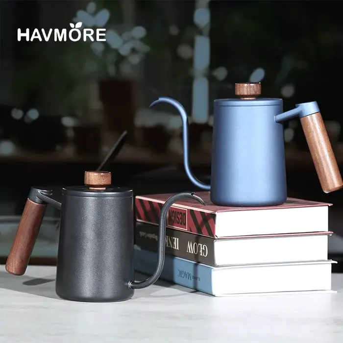 304 acier inoxydable 600ml Long bec col de cygne Barista expresso cafetière bouilloire théière accessoires outils
