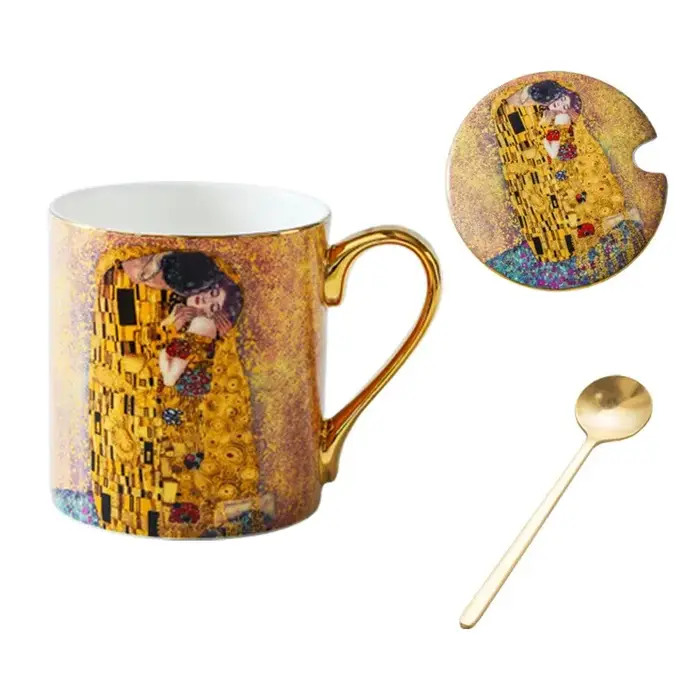 Klimt Kiss tasses à café os chine