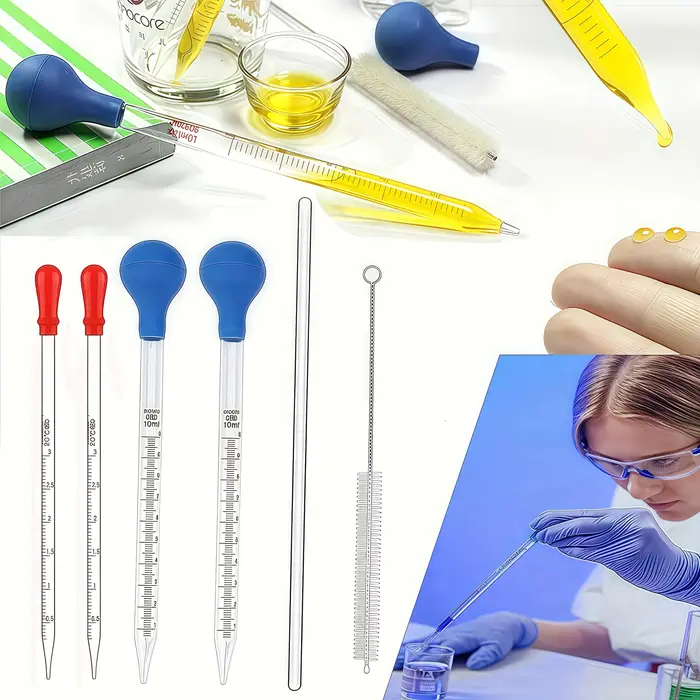 Pipette en verre, compte-gouttes