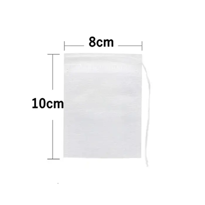 Sachets de Thé en Tissu Non Tissé avec Ficelle