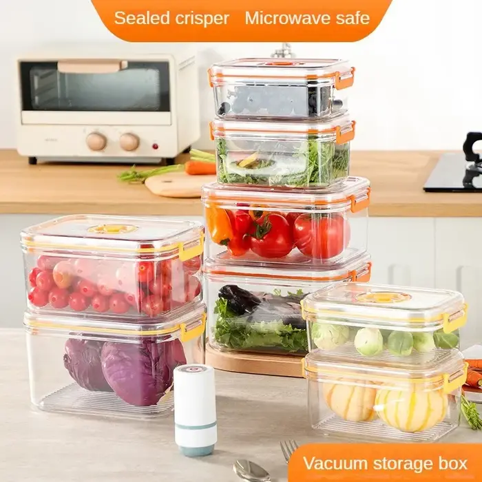 Boîte de conservation des aliments frais sous vide