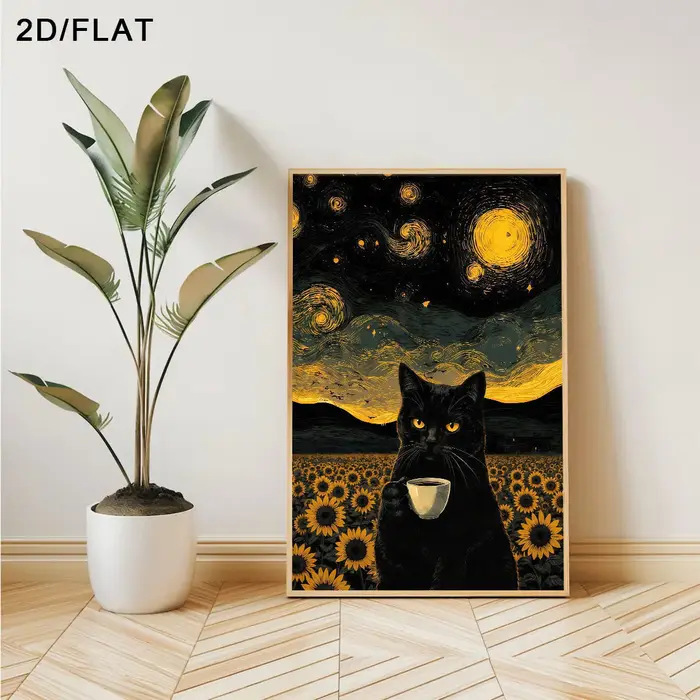Affiche sur toile moderne abstraite Van Gogh