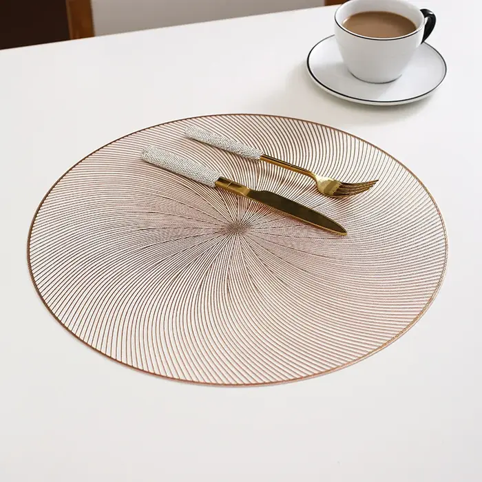 Sets de table ronds pour table à manger