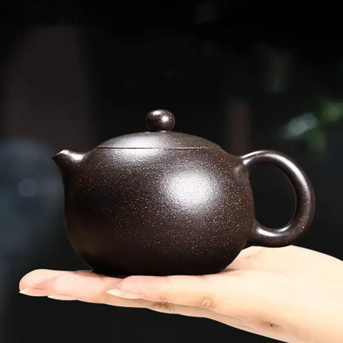 Yixing – théière en argile violette, célèbre filtre à trou de boule fait à la main, théière Xishi ch