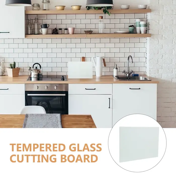 Planche à découper en verre trempé