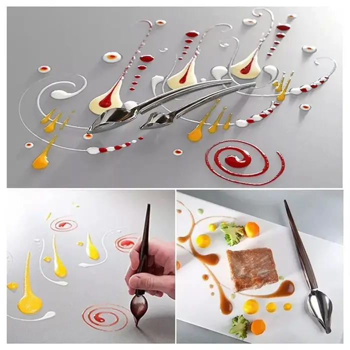 Cuillère à crayon pour Sauce crème au chocolat