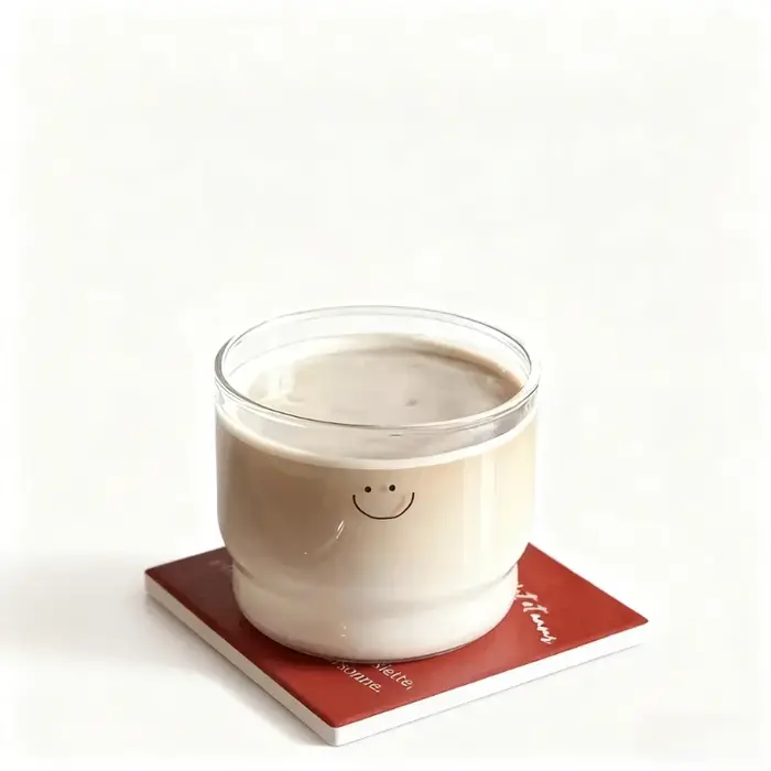 Tasse en verre murale Love/Happy de 300ml