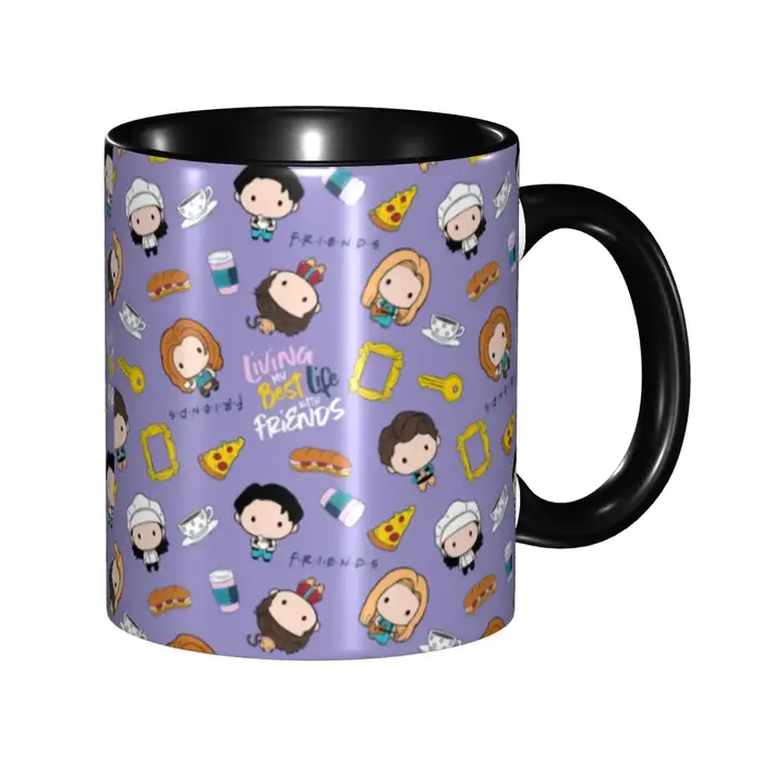 Tasse à café classique pour émission de télévision Friends, tasse en céramique personnalisée, cadeau