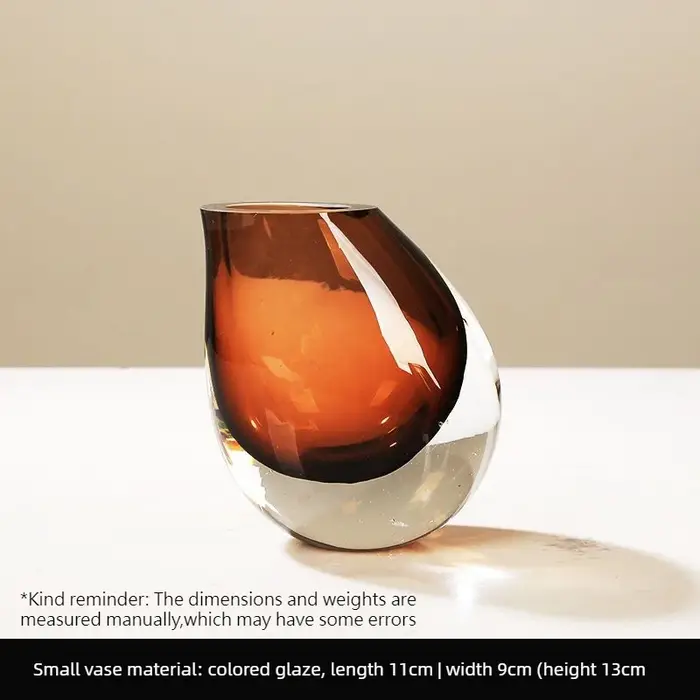 Vase en verre artistique