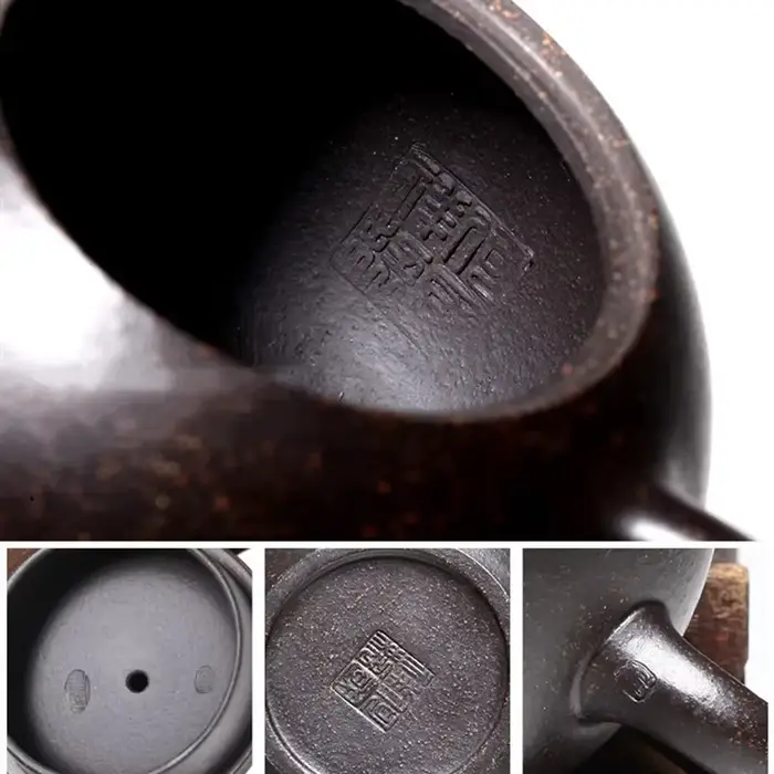Yixing – théière en argile violette, célèbre filtre à trou de boule fait à la main, théière Xishi ch