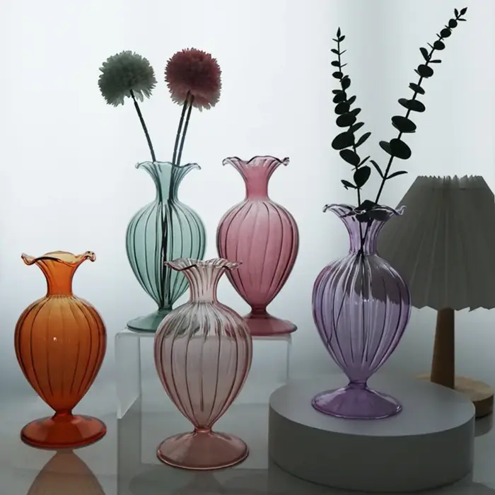 Petit Vase en verre créatif et simple