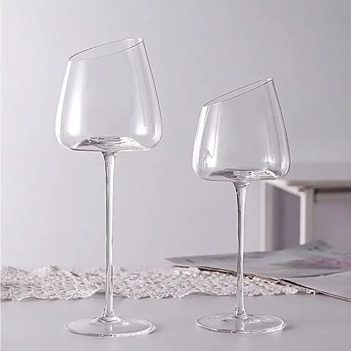 4/2/1Pc Haut De gamme Longue Tige Gobelet en Verre à Vin Rouge Coupe Outil de Cuisine Champagne Verre Bordeaux Bourgogne Cadeau De Fête De Mariage Verrerie