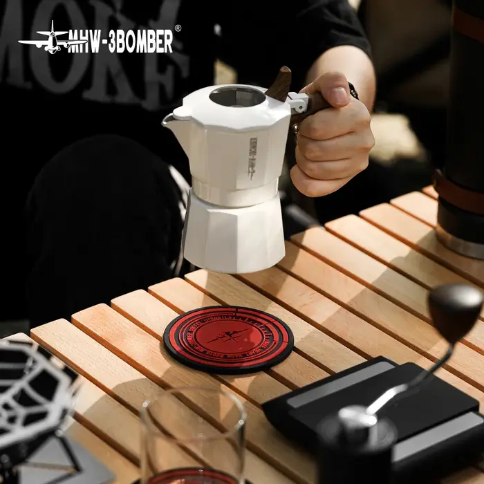3BOMBER Tapis en silicone pour tamper à café
