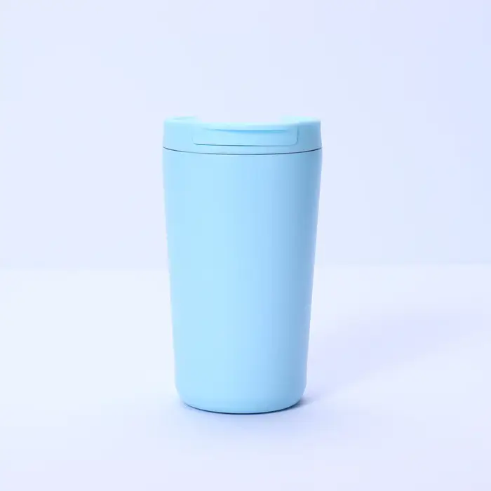 Tasse à café portable pour voiture avec logo et image intégrale, double paroi sous vide en acier ino