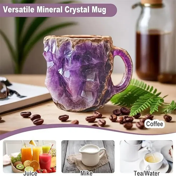 Tasse à café en cristal minéral 2025