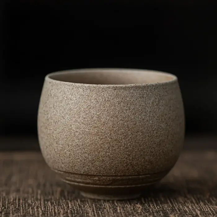 Tasse à thé en grès japonais, tasse principale rétro de Style ancien, tasse à café faite à la main d