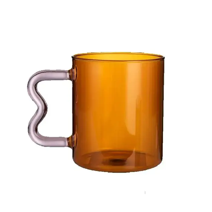 Tasse en Verre Coloré à Oreilles