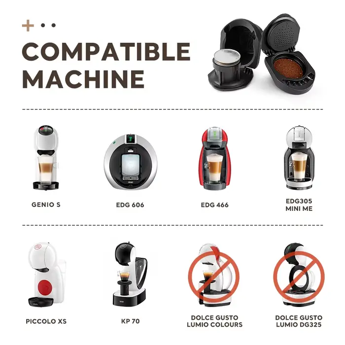Adaptateur de capsule de café pour Dolce Gusto