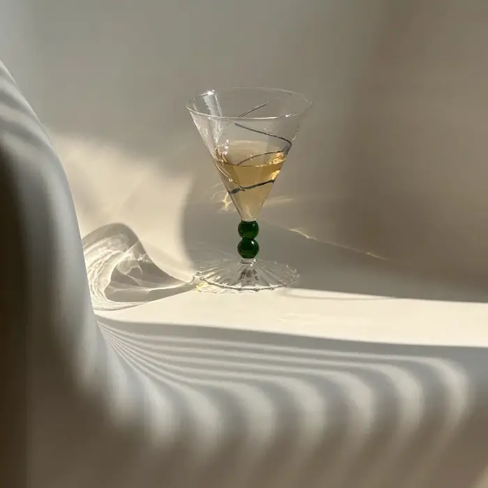 Verre à Champagne nordique fait à la main
