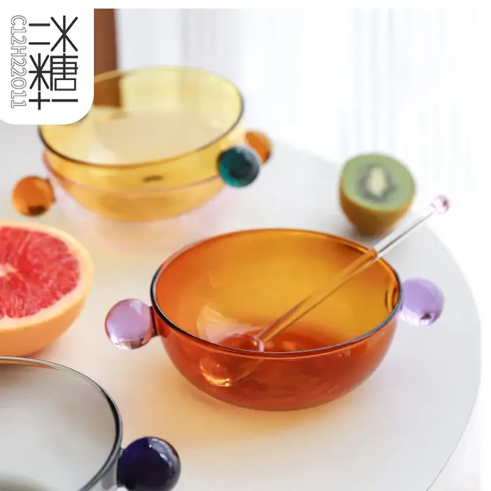 Bol rond gobelet Dessert tasse en verre