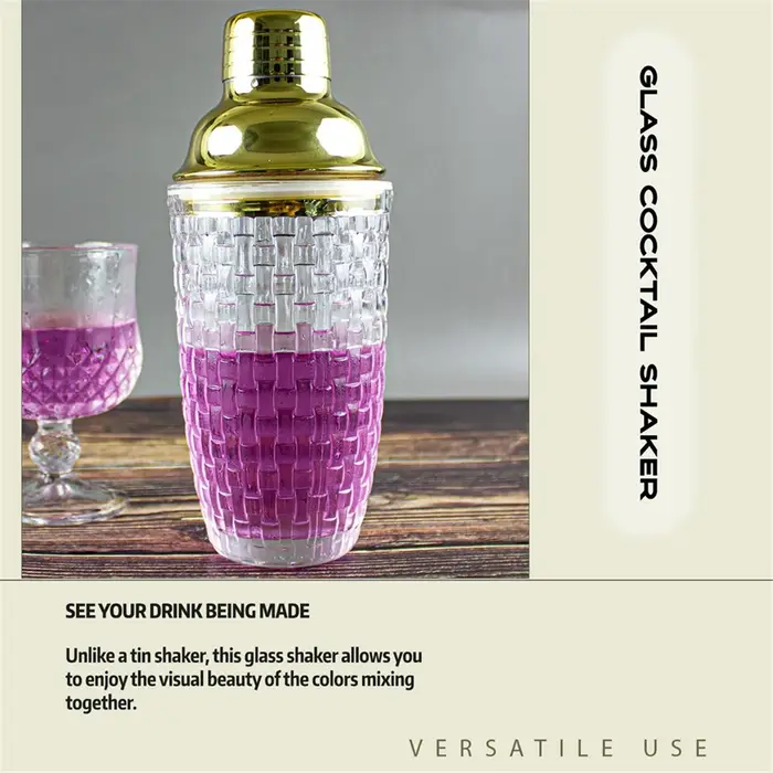 Shaker à Cocktail en Verre localité de 13Oz, Ensemble pour Cocktails