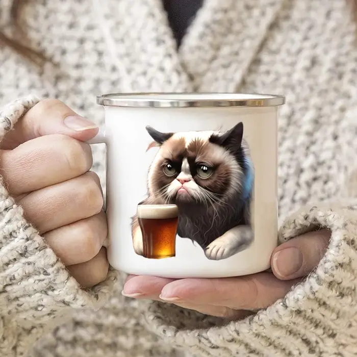 Tasse personnalisée avec Photos de chien et de chat