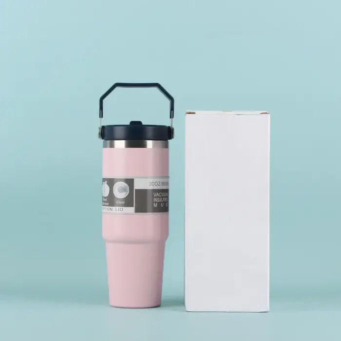 Cadeaux de fête des mères pour maman de fille et fils - Gobelet à café isolé en acier inoxydable de 20 oz avec couvercle