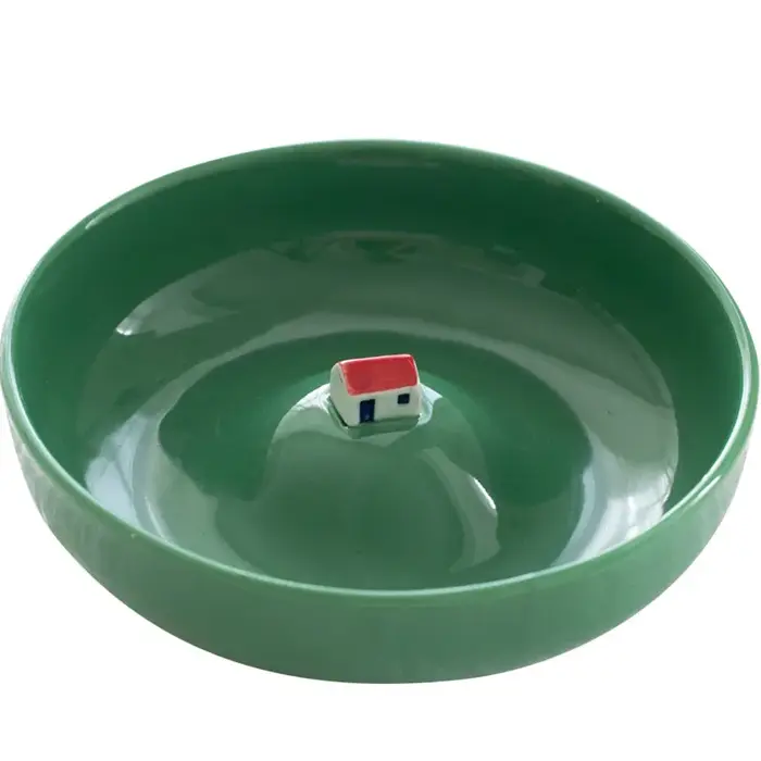 Assiette abstraite en céramique pour la maison