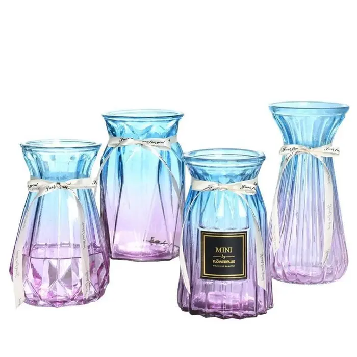 Vase en verre Transparent nordique