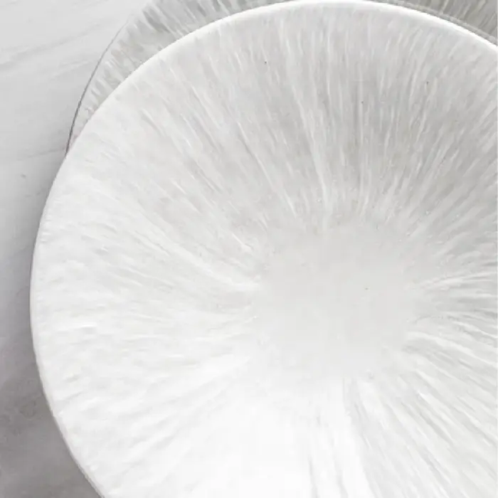 Assiette Profonde Créative avec Chapeau Blanc