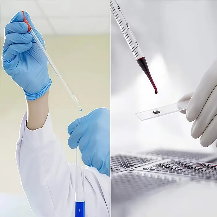 Pipette en verre, compte-gouttes