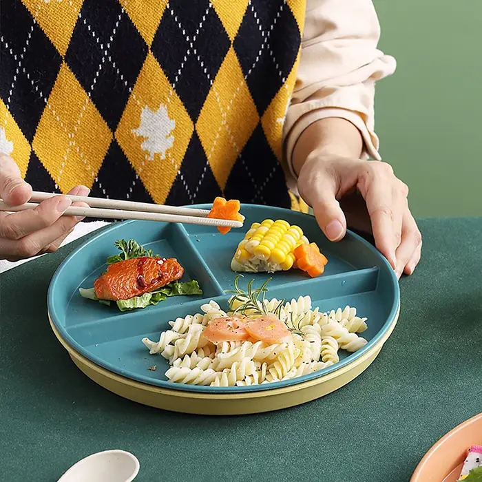 Assiette ronde réutilisable pour la cuisine
