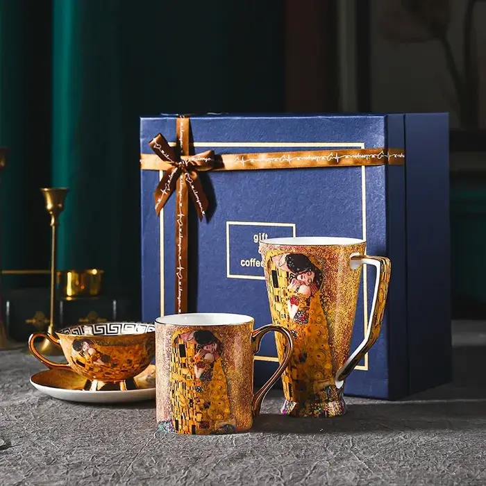 Klimt Kiss Bone China tasses