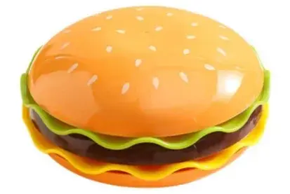 Ensemble d'assiettes à hamburger empilables, mini-assiettes, contenants à sauce amusants, bols à ass