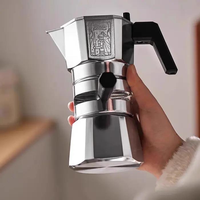 Pot Moka à Double Valve à température constante