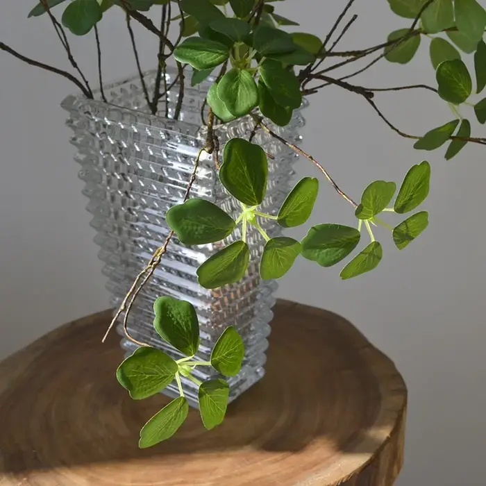 Plante artificielle de feuille de Lotus Guanyin