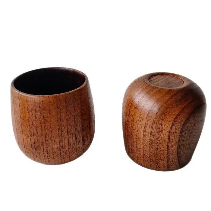 Tasse à thé en bois naturel
