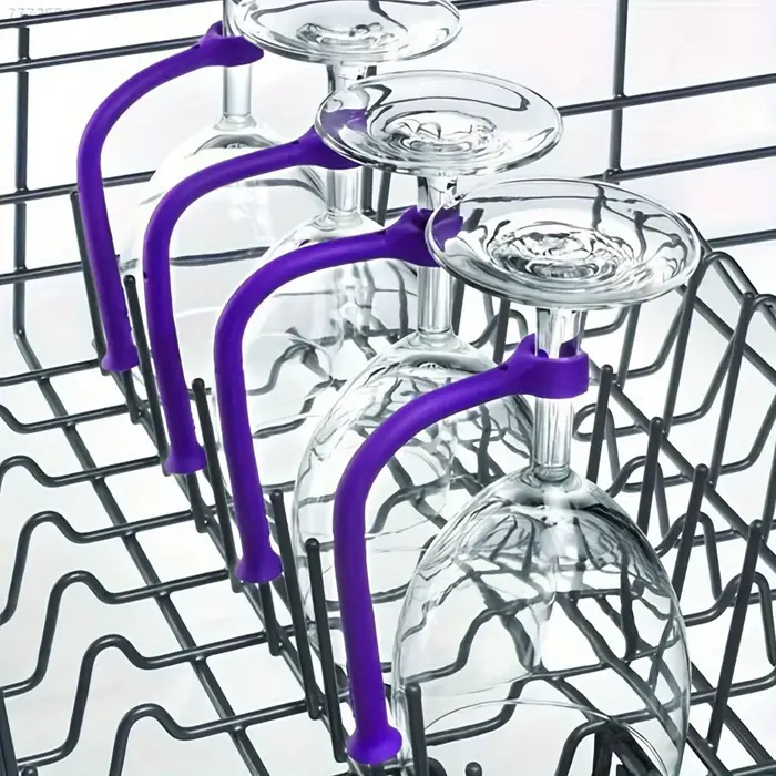 Supports flexibles pour verres à vin hauts