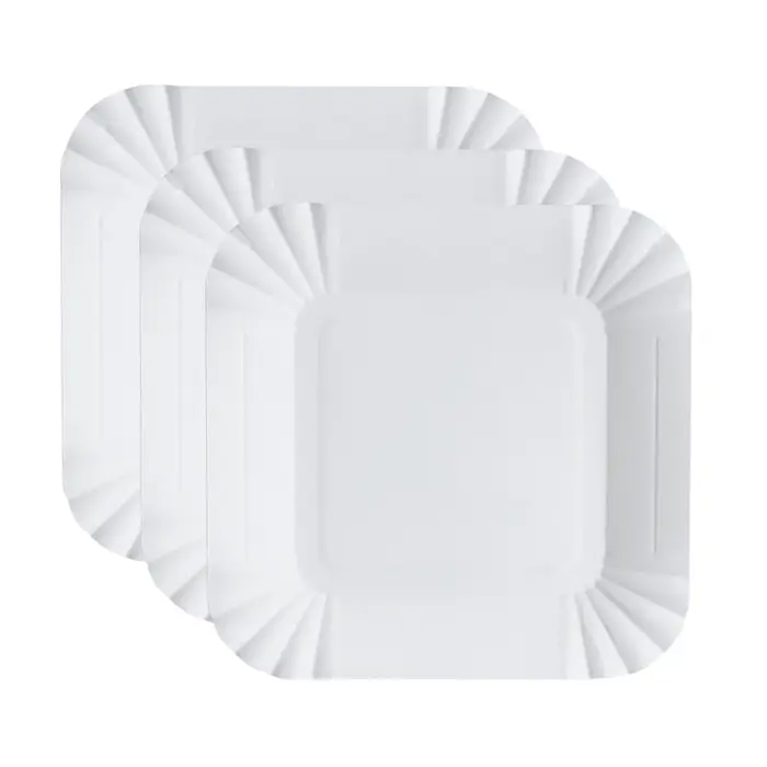 Assiettes en papier jetables