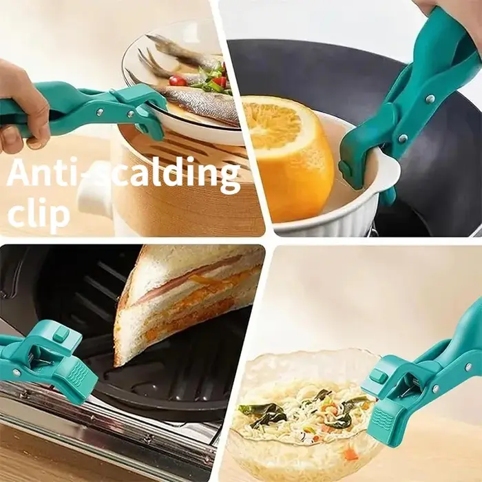 Pinces anti-brûlure pour assiettes et plats de cuisine